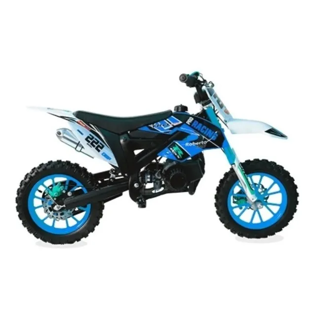 Mini Moto Cross De Niño A Nafta 50cc + Accesorios