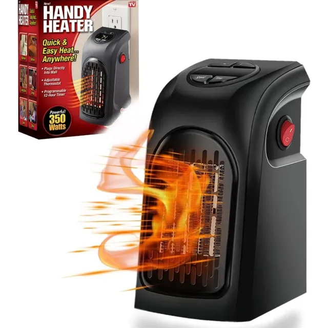 Calefactor Mini 220v Potencia 400w 15°-32° Mide 10,5x8x16cm