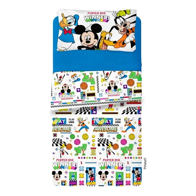 Juego Sabanas Infantil Ultrasoft Piñata 1 1/2 Disney Oferta!