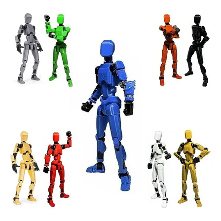 Boneco Articulado Dummy13 3D 14 Articulações Acessórios