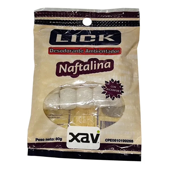 Naftalina Neptalina Alcanfor Anti Moho Baño Closet Lick 8150