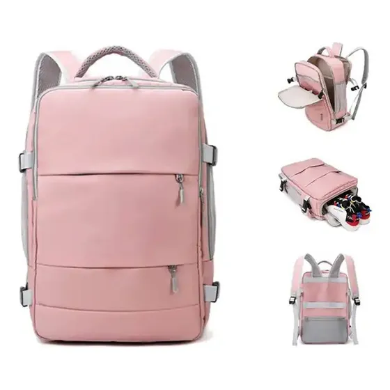 Mochila Para Viaje Fitness Laptop Espaciosa Varios Bolsillos
