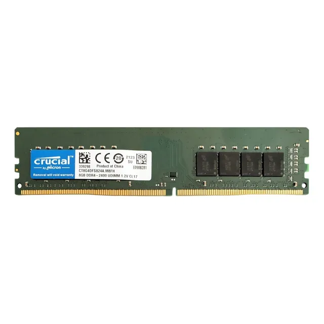 Memoria RAM gamer color verde 8GB 1 Crucial CT8G4DFS824A