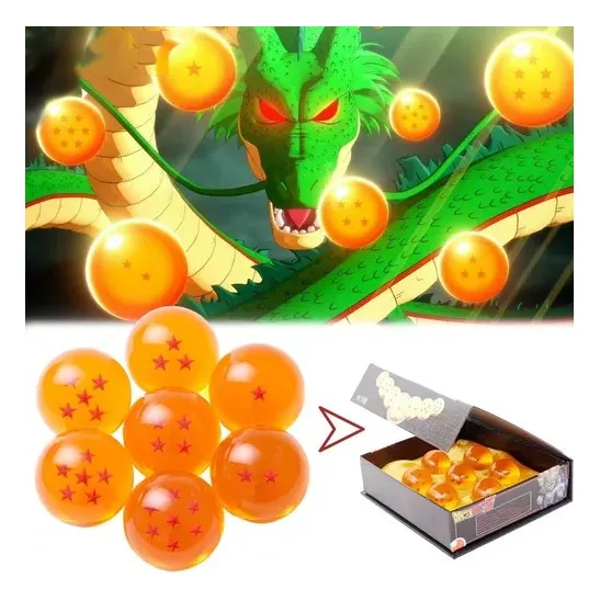 7 Esferas Dragon Ball Caja Exhibidor Goku