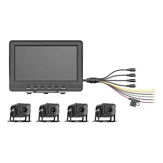 Hikvision Kit Dvr Movil 4ch Con Monitor Y 4 Camaras 1080p 4 Camara | Cuotas sin interés