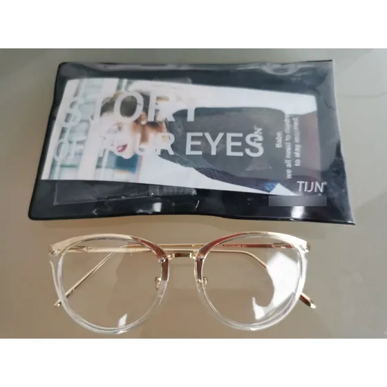 Lentes Vintage Para Adaptar Fórmula De Metal Dorados Nuevos 