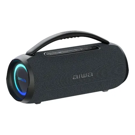 Bocina Portátil Aiwa Awq680 Con Tws Bluetooth Negro Negro
