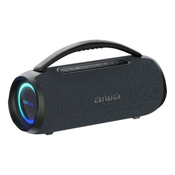 Bocina Portátil Aiwa Awq680 Con Tws Bluetooth Negro Negro