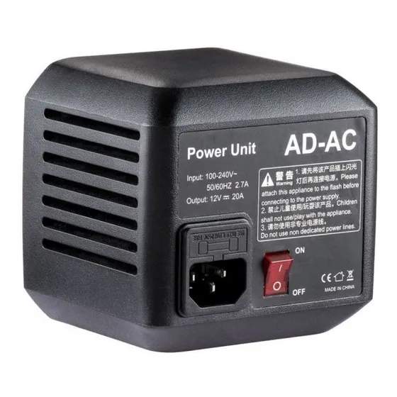 Adaptador De Corriente Ad-ac Para Flash Ad600 Godox