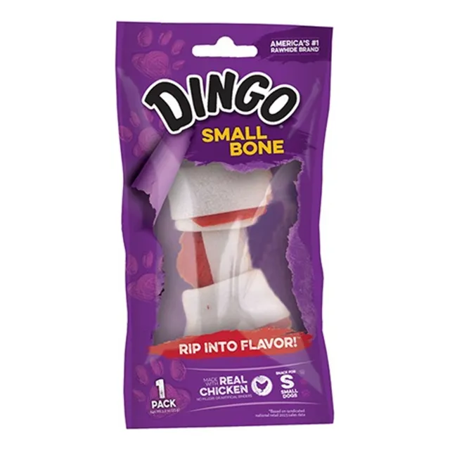 Dingo Hueso Comestible Relleno Pollo Para Perros Small