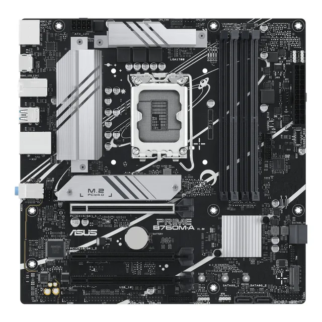 Tarjeta Asus Prime B760m-a Csm Matx Negro Lga1700 Ddr5