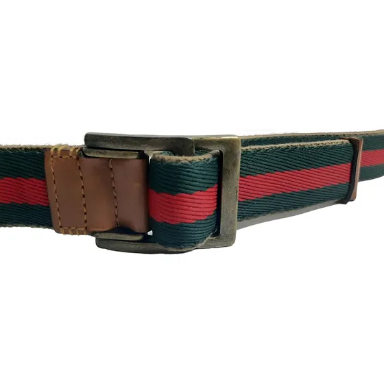 Cinto Algodão, Poliéster E Couro Design Gucci G Tam Até 100