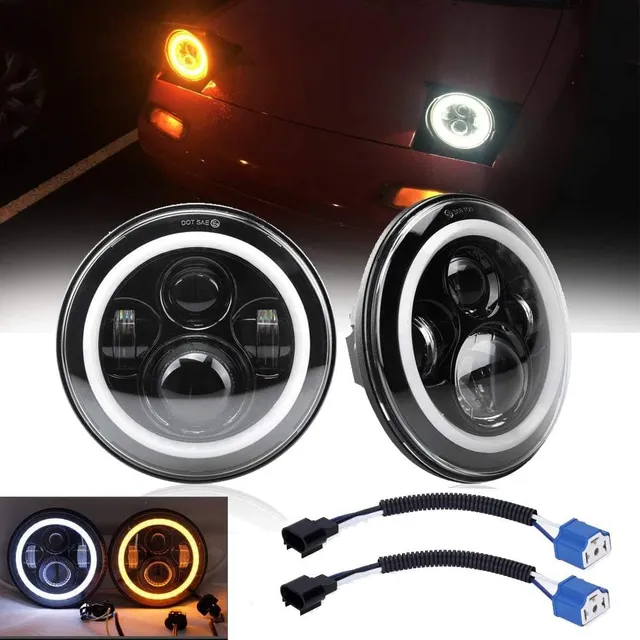Faros Led 7 Pulgadas Reemplazo Machito Jeep Fj40 Rubicon Etc