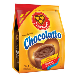 Achocolatado Em Pó Chocolatto 700g 3 Corações Achocolatado Em Pó Chocolatto 700g 3 Corações