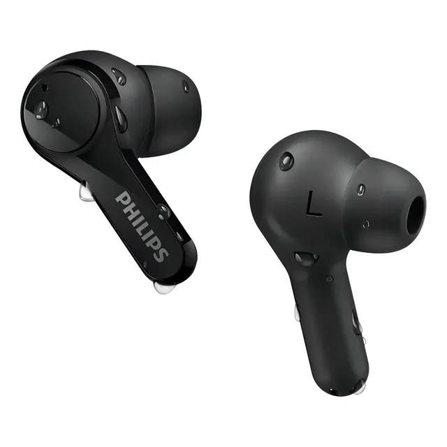 Auriculares Philips Tat3217bk/00 Bluetooth Ipx5 26hs 2 Mic Color Negro