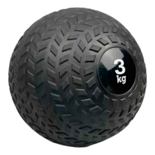 Balón Pelota Medicinal 3kg Para Entrenamiento Muscular /slam Color Negro Balón Pelota Medicinal 3kg Para Entrenamiento Muscular /slam Color Negro