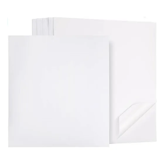 Vinil Adhesivo Imprimible Mate Resiste Al Agua 50 Hoja Carta