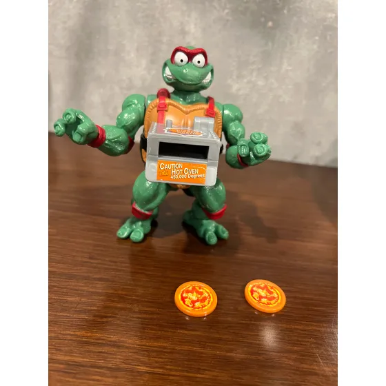 Tortuga Ninja Lanza Pizza - Raphael - Tmnt 2022