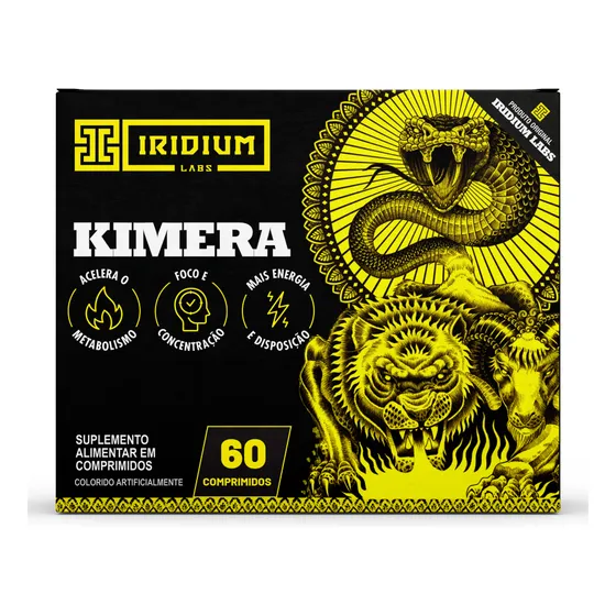 Kimera Thermo 60 Comps Termogênico Iridium Labs Sem Sabor
