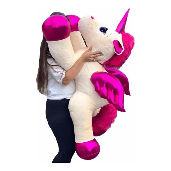 Unicornio Gigante De Peluche 120cms + Perfumado Y Env Gratis