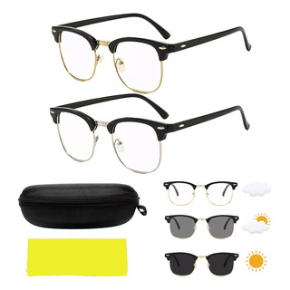 2pz Lentes Fotocromática Gafa Con Filtro De Luz Azul Unisexo 2pz Lentes Fotocromática Gafa Con Filtro De Luz Azul Unisexo