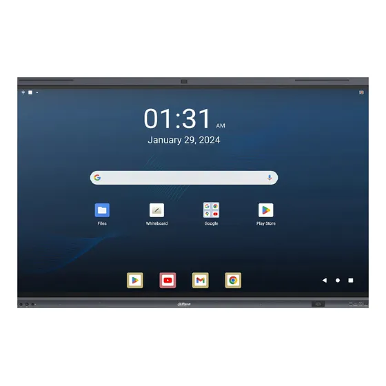 Pantalla Tactil Interactiva 65  Dahua Lch65-mc410-b