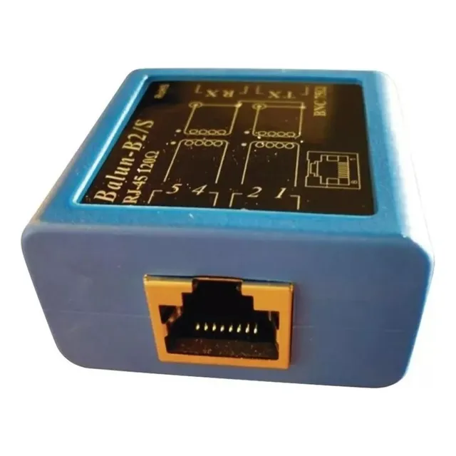 Balun E1 Adaptador Bnc Hembra 75 Ohms-jack Rj45 120oh (2pz)