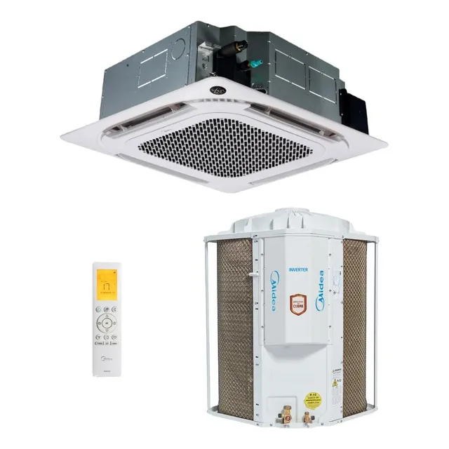 Ar Cond Split Cassete Inverter Midea 24000 Btus Frio - 220v