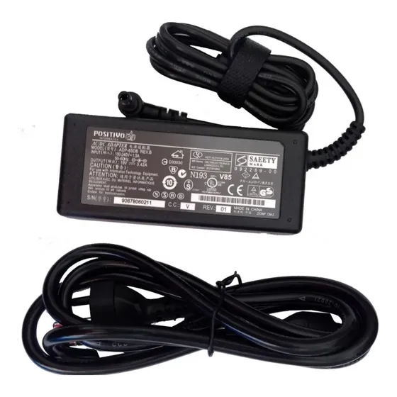 Fonte Notebook Positivo Cce -sti-tosh 19v 3.42a Plug 5.5x2.5