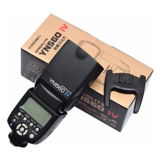 Flash Speedlite Yongnuo Yn-560 Iv Para Canon Nikon Fuji Etc