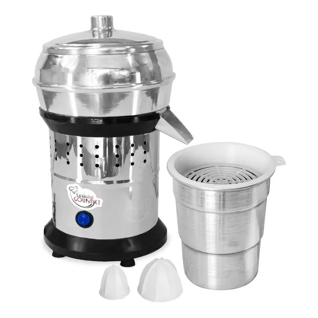 Espremedor Extrator Sucos Laranja Grande 500w Inox Bivolt (f