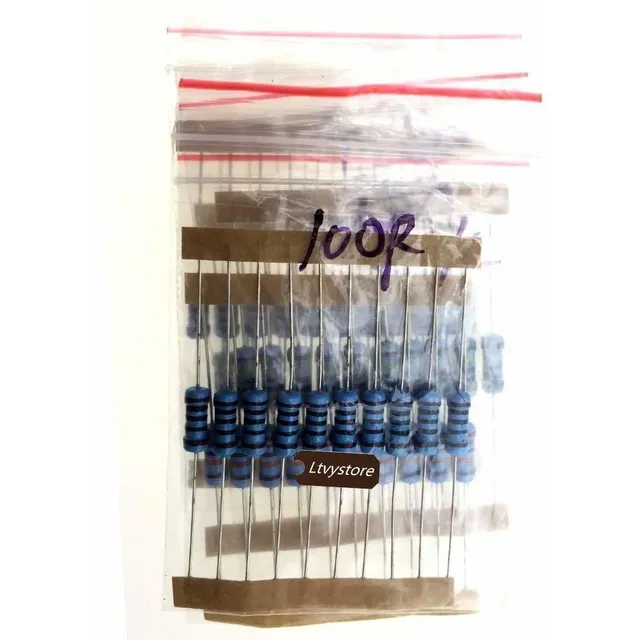 Ltvystore Metal Film Resistor Kit 1 W, 1 Ohm - 1m Ohm Surtid