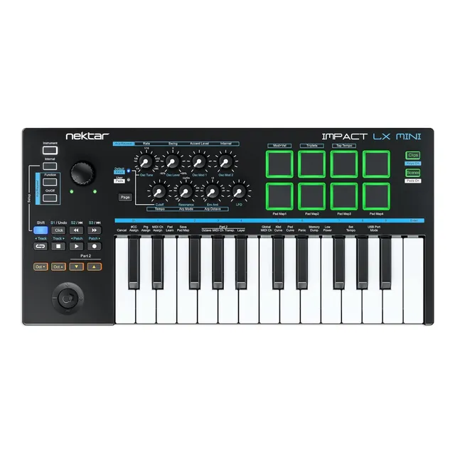 Nektar Impact Lx Mini - Teclado Controlador Midi Usb Con...