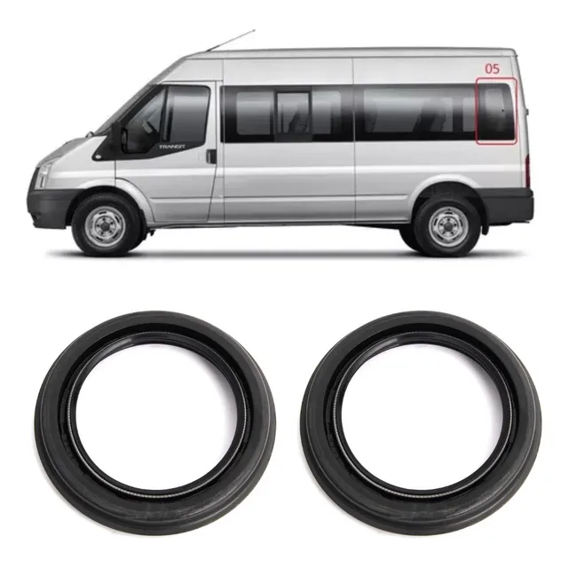 Par Retentor Cubo Roda Traseiro Ford Transit 2.4 2008 Diante