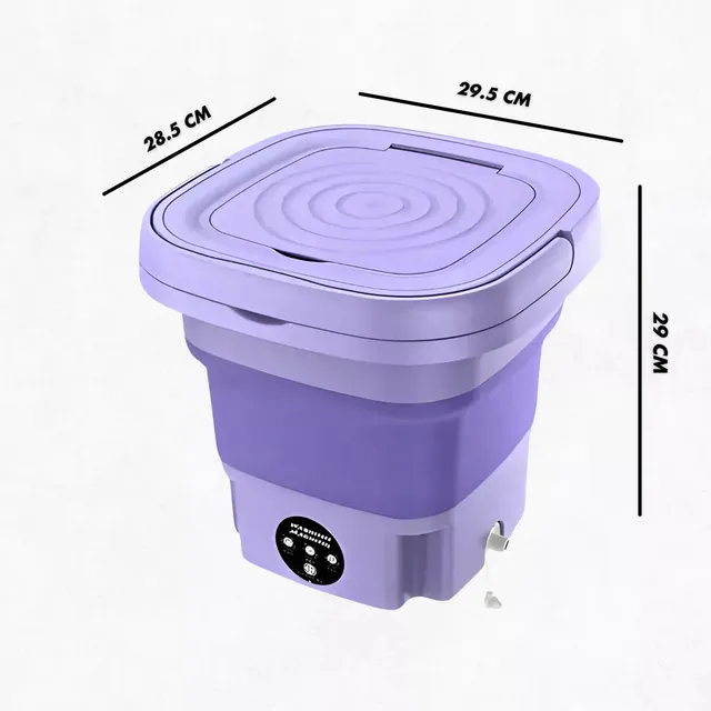 Mini Maquina De Lavar Portátil 11 L Peças Pequenas.