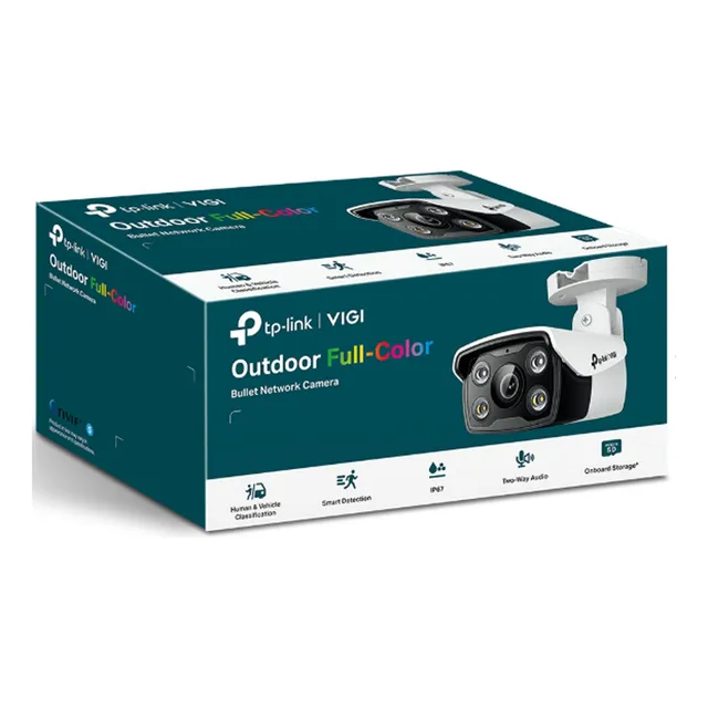 Camara Ip Tp-link Vigi C340 3d 2k 4mp Ext. Poe Audio Bidire.
