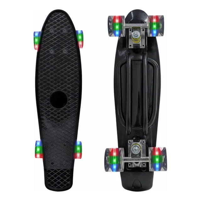 Patineta Infantil Skateboard Luz En Ruedas Universo Binario