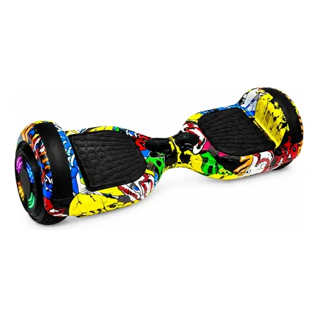 Hoverboard Overboard Skate Elétrico 6.5 Bluetooth Com Led