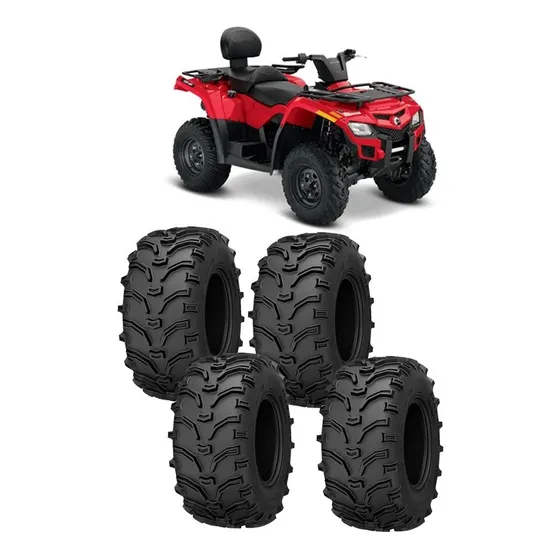 Jogo Pneu Kenda K299 25/8-12 + 25/10-12 Can Am Polaris