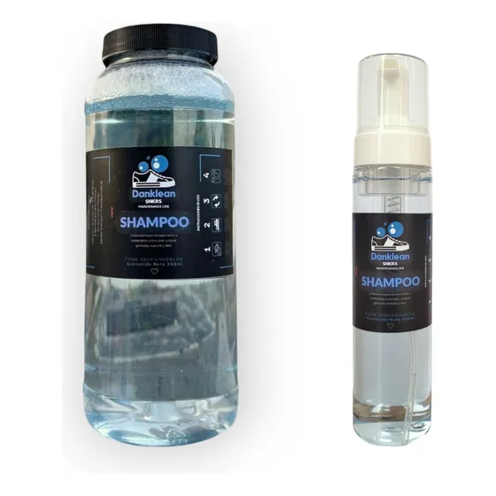 Shampoo Espuma Para Limpiar Tenis 250ml + Refil 1 Litro