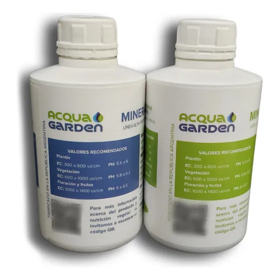Kit Solución Nutritiva Cultivo Hidroponico - Rinde 250l