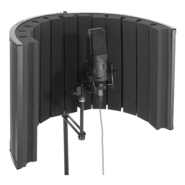 Cabina Grabacion Vocal Portatil Uso Microfono Estandar Para