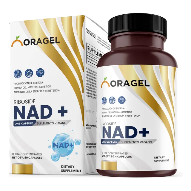 Nad+ Oragel, 80 Cápsulas, Regenerador Celular