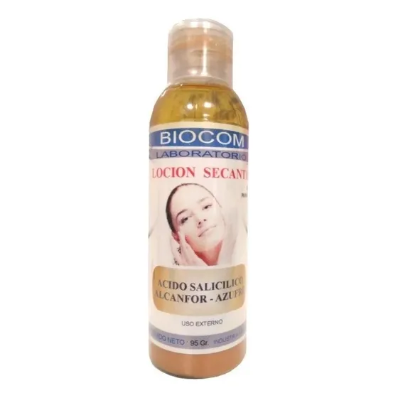 Locion Secante X 95 Gr C/acido Salicilico - Biocom Tipo de piel Todo tipo de piel