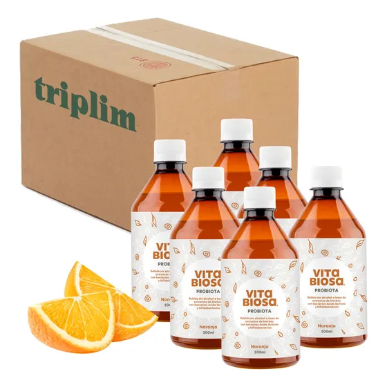 Probiótico Bebible Vita Biosa Caja X 6 Unidades 500 Ml Salud
