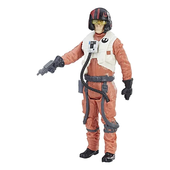 Figura De Acción Star Wars Poe Dameron Resistance Pilot 9,5