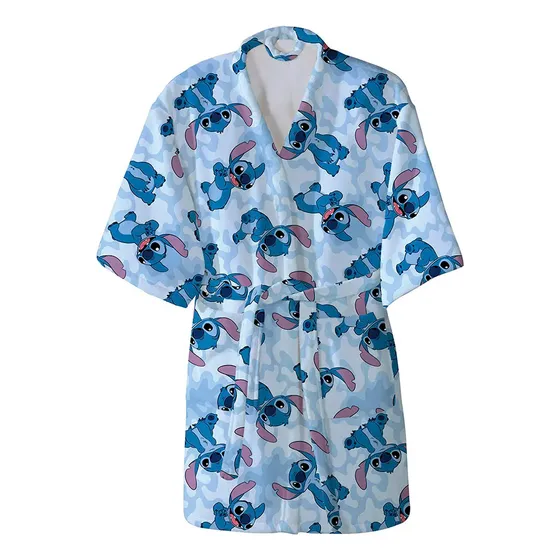 Bata De Baño Infantil Velour Stitch Talle P Al G