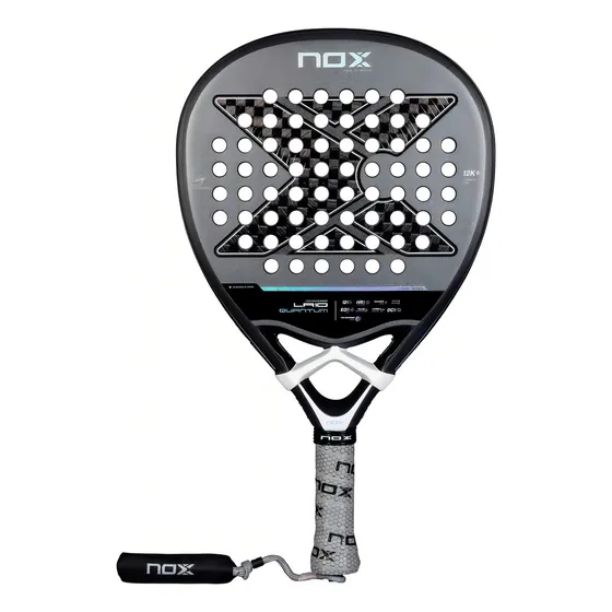 Paleta Padel Nox La10 Quantum Carbono 12k 2025 Hr3 Eva Spin Color Negro