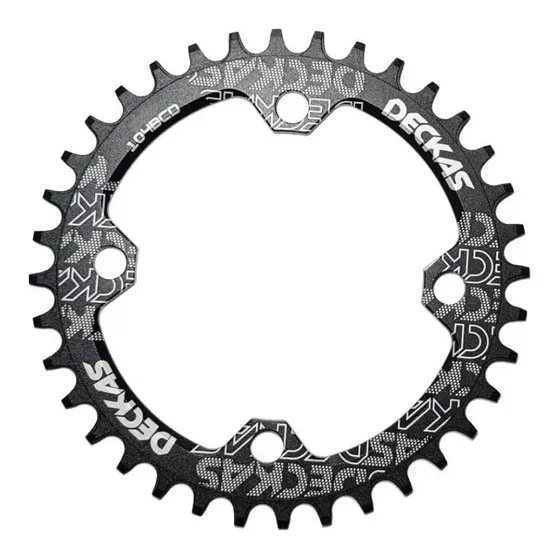 Coroa Unica Deckas, angosta, ancha, individual, Bcd 104, bicicleta de montaña Xco