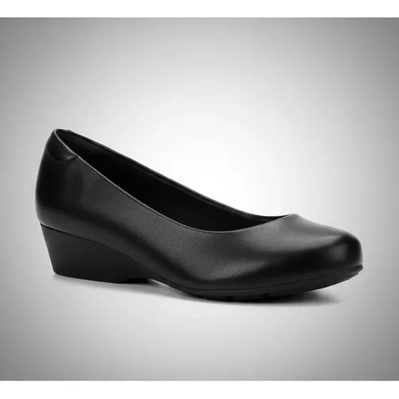 Sapato Scarpin Feminino Modare Ortopédico Anabela Conforto